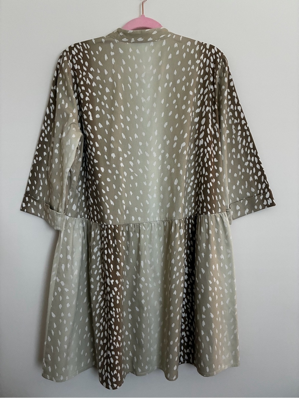 Tuckernuck Antelope Print Cotton Shirt Dress size medium - Picture 7 of 7